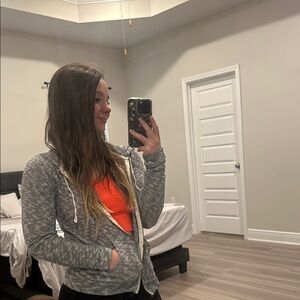 Mudd Gray Zip-Up Hoodie